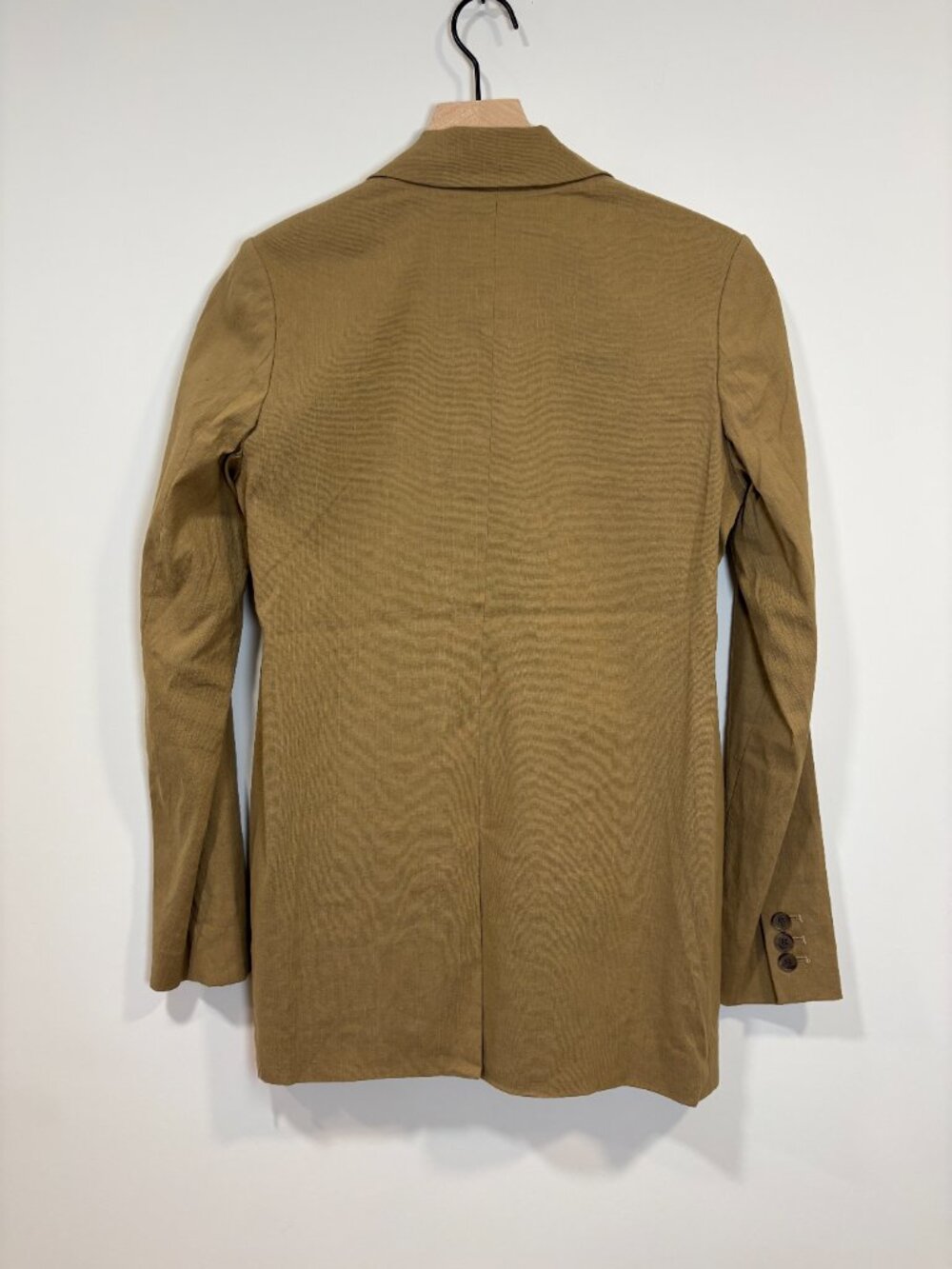 NWT 🌟 JENNI KAYNE 🌟 LINEN KEATON BLAZER KHAKI SZ 2 - Picture 8 of 11